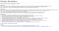 Desktop Screenshot of berdnikov.org